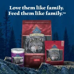 Blue Buffalo Wilderness Adult High Protein Natural Salmon & Wholesome Grains Dry Dog Food -Blue Buffalos Shop 733494 PT8. AC SS1800 V1694547774
