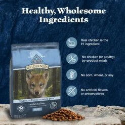 Blue Buffalo Wilderness Puppy High Protein Natural Chicken & Wholesome Grains Dry Dog Food 16 Blue Buffalo Wilderness Puppy High Protein Natural Chicken & Wholesome Grains Dry Dog Food -Blue Buffalos Shop 733510 PT5. AC SS1800 V1694547714