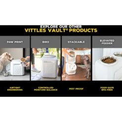 Gamma2 Vittles Vault Pet Food Storage 11 Gamma2 Vittles Vault Pet Food Storage -Blue Buffalos Shop 73476 PT4. AC SS1800 V1445890018