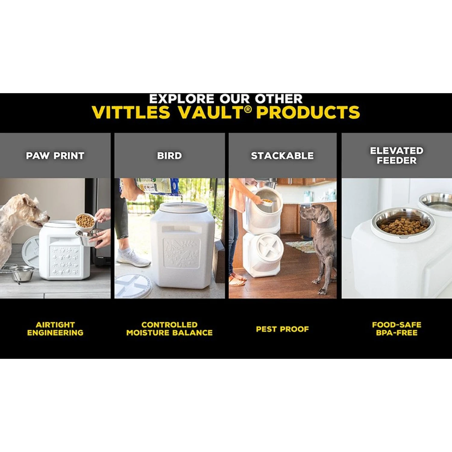 Gamma2 Vittles Vault Pet Food Storage 7 Gamma2 Vittles Vault Pet Food Storage - Image 5