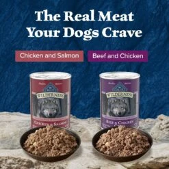 Blue Buffalo Wilderness Beef & Salmon Variety Pack Wet Dog Food -Blue Buffalos Shop 735422 PT2. AC SS1800 V1671574543