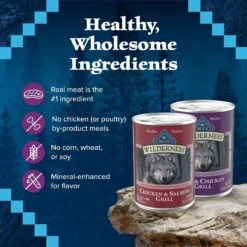 Blue Buffalo Wilderness Beef & Salmon Variety Pack Wet Dog Food -Blue Buffalos Shop 735422 PT5. AC SS1800 V1671574479