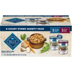 Blue Buffalo's Stew Chicken & Beef Variety Pack Wet Dog Food