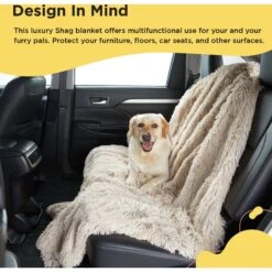 Best Friends By Sheri Calming Shag Orthopedic Dog Blanket -Blue Buffalos Shop 738326 PT3. AC SS1800 V1697760163