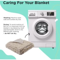 Best Friends By Sheri Calming Shag Orthopedic Dog Blanket -Blue Buffalos Shop 738326 PT5. AC SS1800 V1697759656