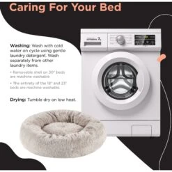 Best Friends By Sheri SnuggleSoft Faux Rabbit Fur Orthopedic Bolster Cat & Dog Bed -Blue Buffalos Shop 738350 PT7. AC SS1800 V1670880368