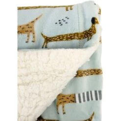 ASPCA Breeds Pattern Embossed Dog & Cat Blanket -Blue Buffalos Shop 738622 PT4. AC SS1800 V1672929909