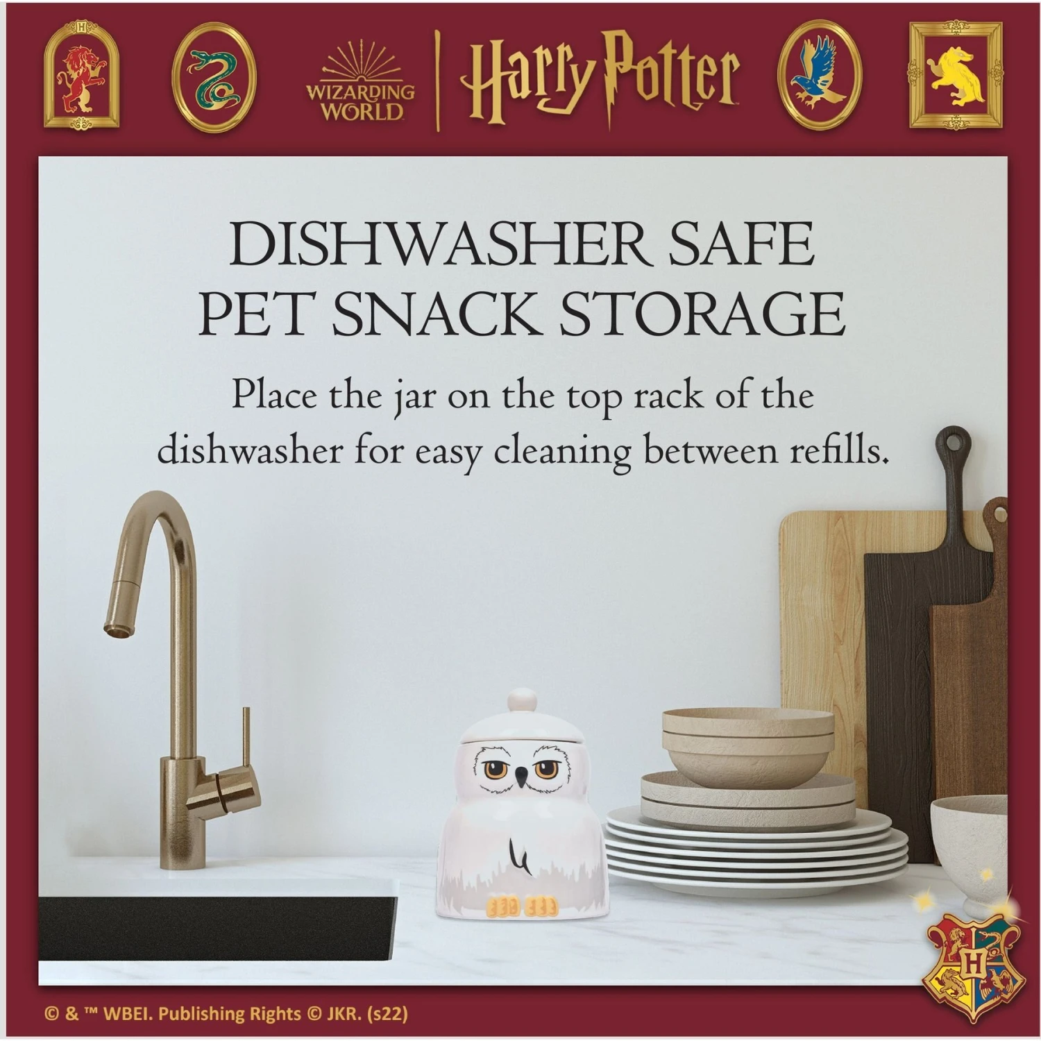 Fetch For Pets Harry Potter Hedwig Dog Treat Jar 6 Fetch For Pets Harry Potter Hedwig Dog Treat Jar - Image 4
