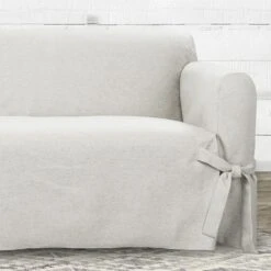 Sure Fit Farmhouse Basketweave One Piece Slipcover With Ties & Cinched Seat Elastic Dog & Cat Cover 7 Sure Fit Farmhouse Basketweave One Piece Slipcover With Ties & Cinched Seat Elastic Dog & Cat Cover -Blue Buffalos Shop 739270 PT2. AC SS1800 V1676913834