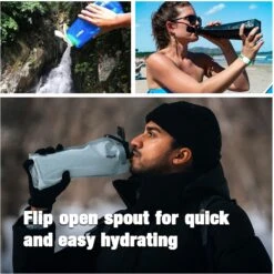 Vapur Owner Water Bottle & EZ Lick Portable Dog Water Bottle, 2 Count -Blue Buffalos Shop 740254 PT2. AC SS1800 V1675456663