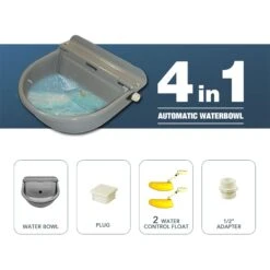 Win World Gazebo Automatic Dog & Cat Feeder, Grey, Large -Blue Buffalos Shop 740734 PT4. AC SS1800 V1671223371