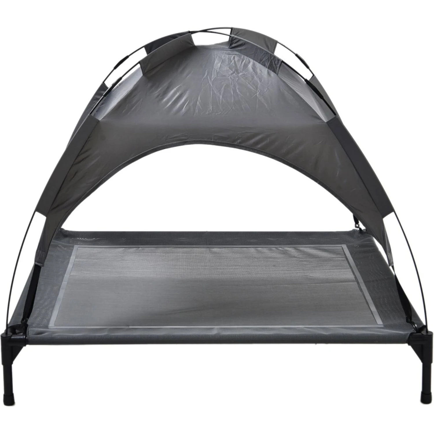 Max & Marlow Go Gear Outdoor Elevated Cat & Dog Bed Mat, Gray, Medium 3 Max & Marlow Go Gear Outdoor Elevated Cat & Dog Bed Mat, Gray, Medium