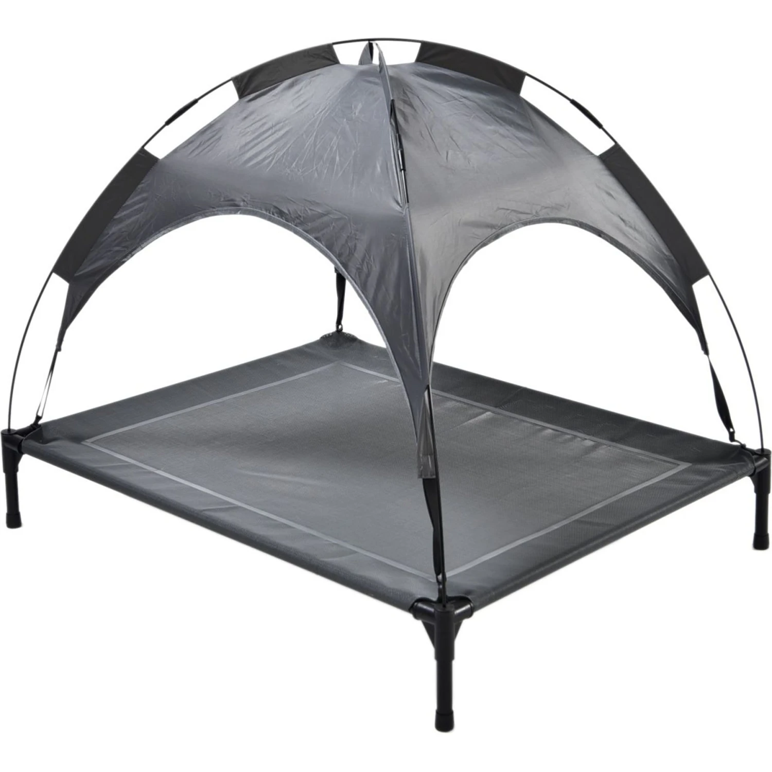 Max & Marlow Go Gear Outdoor Elevated Cat & Dog Bed Mat, Gray, Medium 9 Max & Marlow Go Gear Outdoor Elevated Cat & Dog Bed Mat, Gray, Medium - Image 7