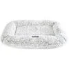 Max & Marlow Plush Sherpa Bolstered Crate Dog & Cat Bed, Gray, Small -Blue Buffalos Shop 744670 MAIN. AC SS1800 V1674080175