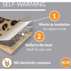 K&H Pet Products Self-Warming Nuzzle Nest Bolster Cat & Dog Bed -Blue Buffalos Shop 75125 PT3. AC SS1800 V1637624212