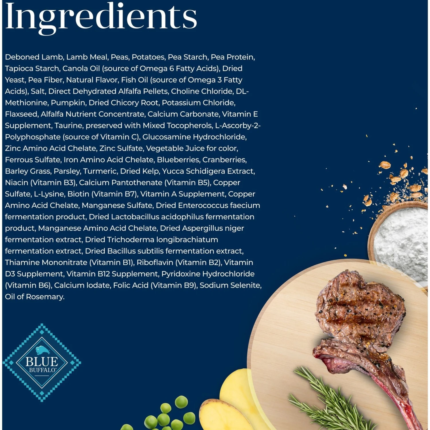 Blue Buffalo Basics Skin & Stomach Care Grain-Free Formula Lamb & Potato Recipe Small Breed Adult Dry Dog Food 7 Blue Buffalo Basics Skin & Stomach Care Grain-Free Formula Lamb & Potato Recipe Small Breed Adult Dry Dog Food - Image 5