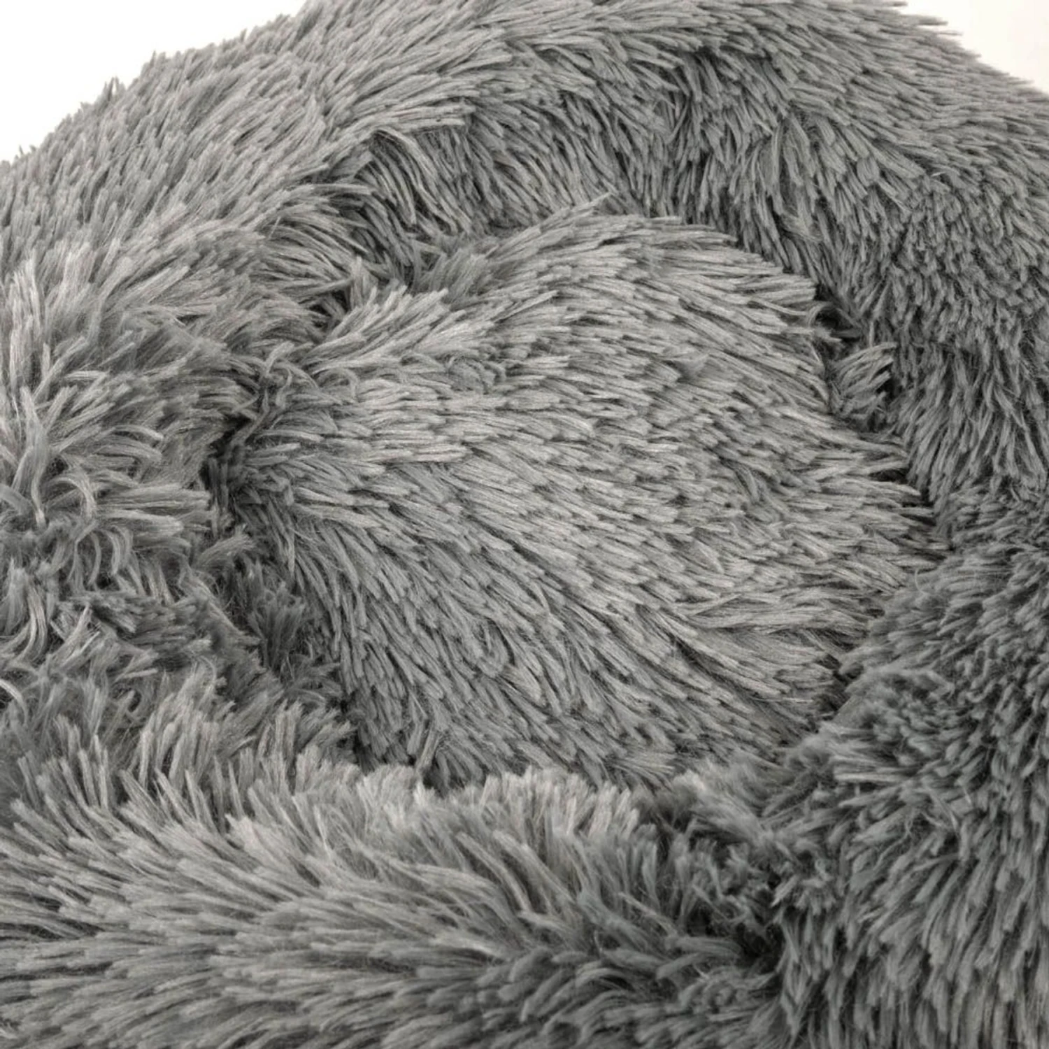 Archstone Pets Bolster Round Donut Cat & Dog Bed, Gray 5 Archstone Pets Bolster Round Donut Cat & Dog Bed, Gray - Image 3