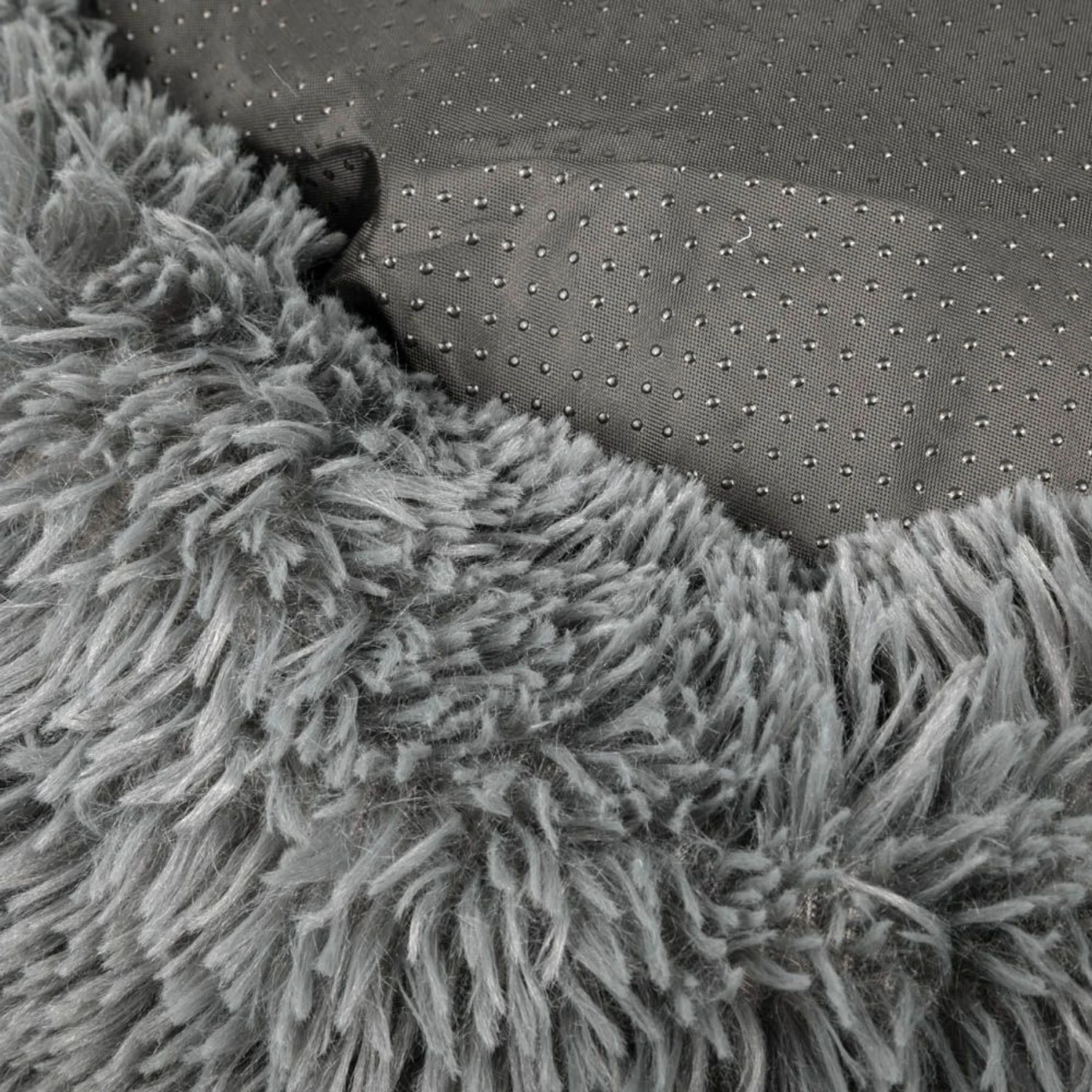 Archstone Pets Bolster Round Donut Cat & Dog Bed, Gray 6 Archstone Pets Bolster Round Donut Cat & Dog Bed, Gray - Image 4