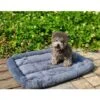 Archstone Pets Flat Bolster Rectangular Cat & Dog Crate Bed, Gray -Blue Buffalos Shop 756926 MAIN. AC SS1800 V1695327204