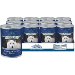Blue Buffalo Wilderness Turkey & Chicken Grill Grain-Free Senior Canned Dog Food