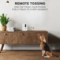 INSTACHEW Purechew Snack Cat & Dog Treat Dispenser, HD Camera, White -Blue Buffalos Shop 757678 PT2. AC SS1800 V1694792212