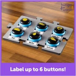 Hunger For Words Talking Pet Button Mat Dog Toy & Hunger For Words Talking Pet Starter Set Dog Toy -Blue Buffalos Shop 757726 PT7. AC SS1800 V1674051109