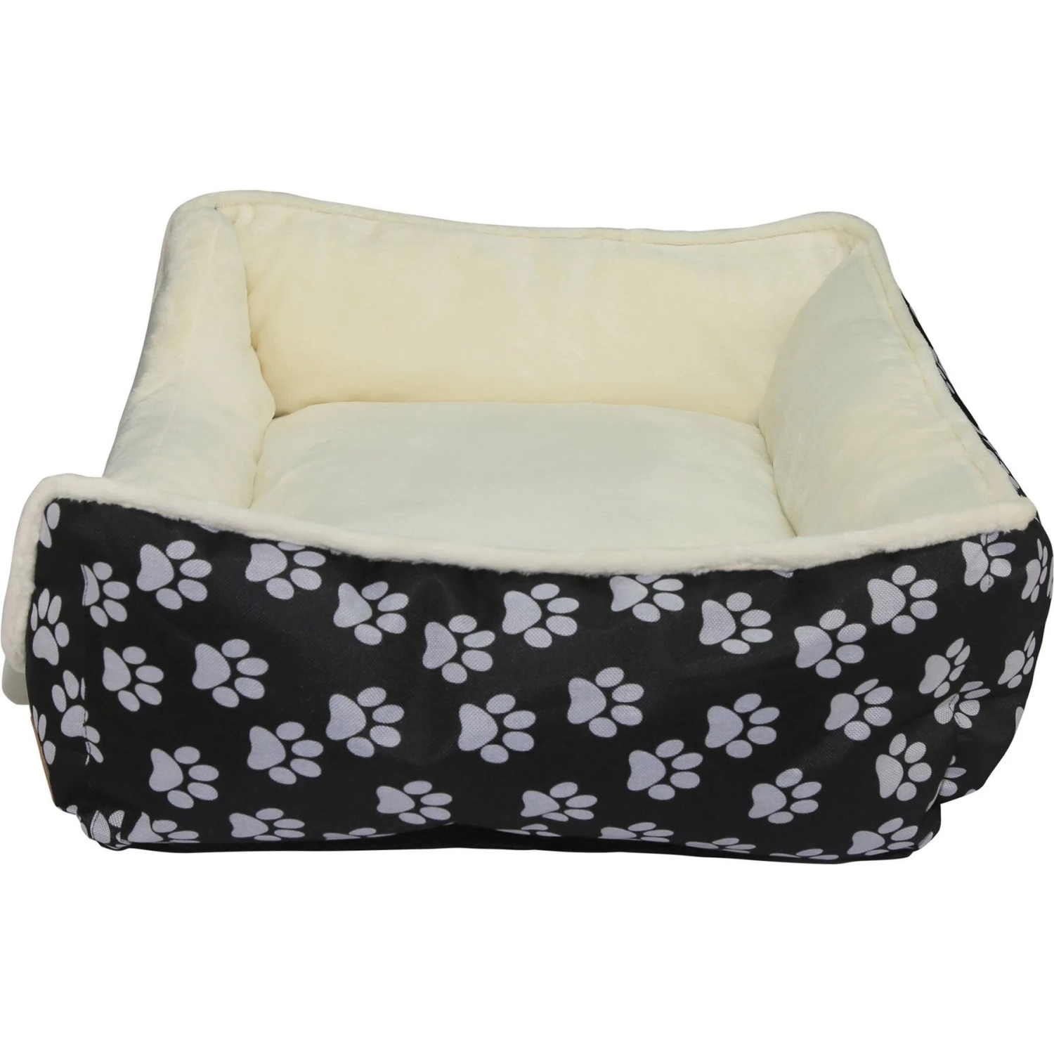 HappyCare Textiles Durable Printed Oxford Plush Bolster Cat & Dog Bed 9 HappyCare Textiles Durable Printed Oxford Plush Bolster Cat & Dog Bed - Image 7