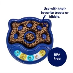 Frisco Interactive Dog Slow Feeder Bowl -Blue Buffalos Shop 761238 PT4. AC SS1800 V1696254613