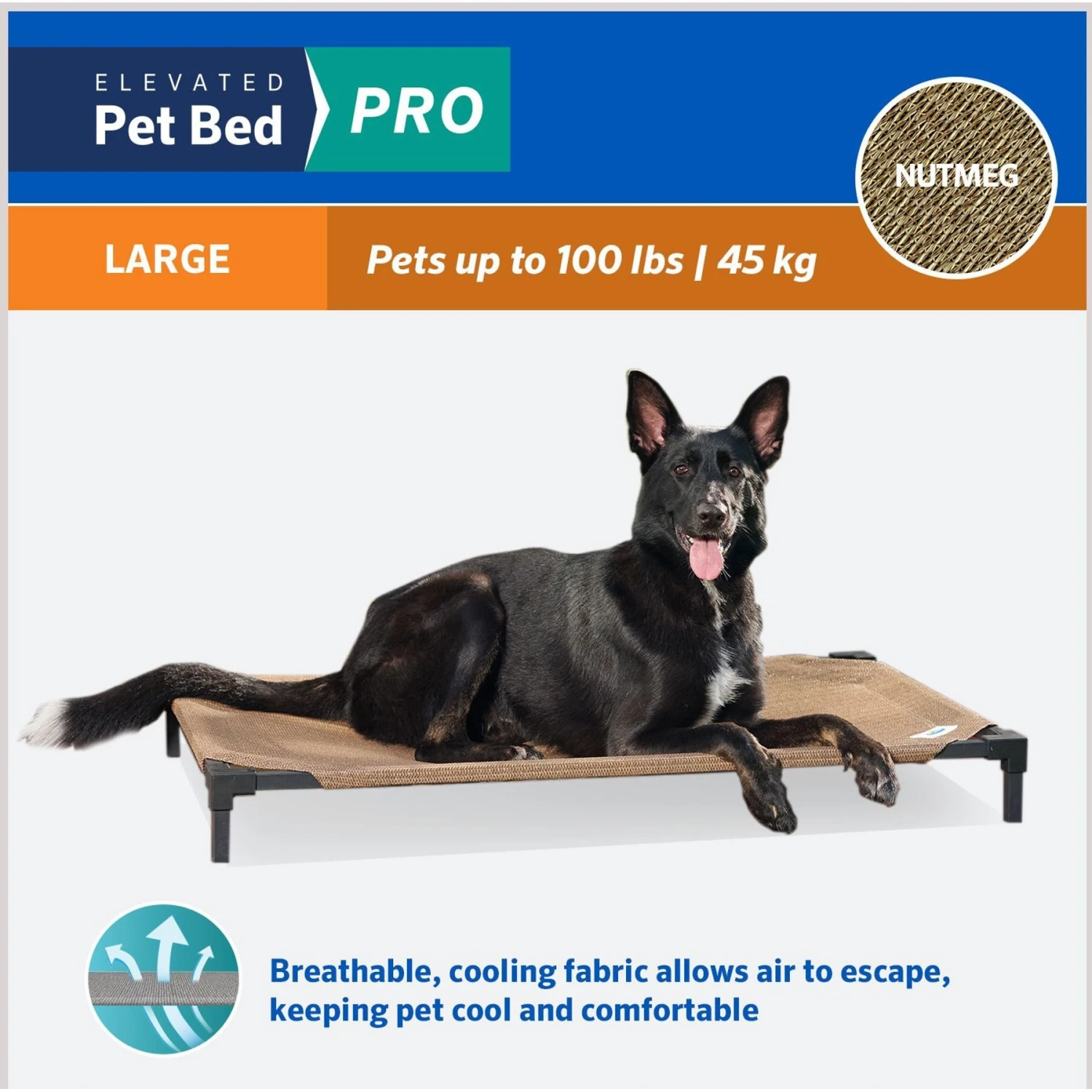 Coolaroo Pro Elevated Dog & Cat Bed 6 Coolaroo Pro Elevated Dog & Cat Bed - Image 4