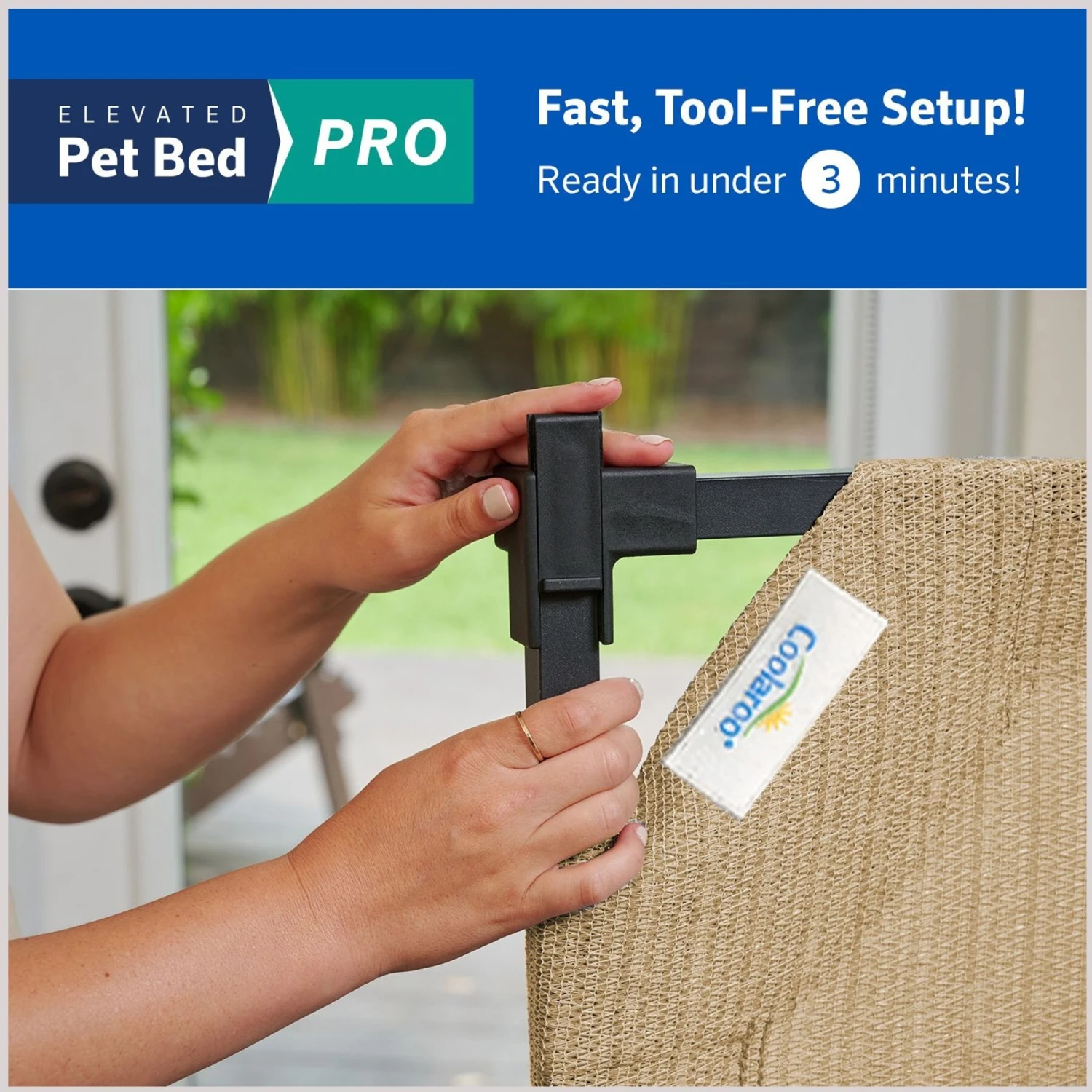 Coolaroo Pro Elevated Dog & Cat Bed 7 Coolaroo Pro Elevated Dog & Cat Bed - Image 5