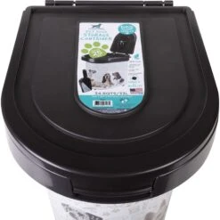 Pounce + Fetch Air Tight Cat & Dog Food Storage Container On Wheels With Scoop & Lock Cover, White, 33-lit -Blue Buffalos Shop 763982 PT2. AC SS1800 V1683311552