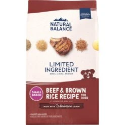 Natural Balance Limited Ingredient Beef & Brown Rice Small Breed Recipe Dry Dog Food