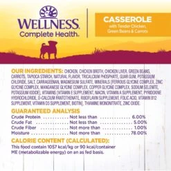Wellness Petite Entrees Casserole With Tender Chicken, Green Beans & Carrots Grain-Free Wet Dog Food -Blue Buffalos Shop 76681 PT5. AC SS1800 V1657661024