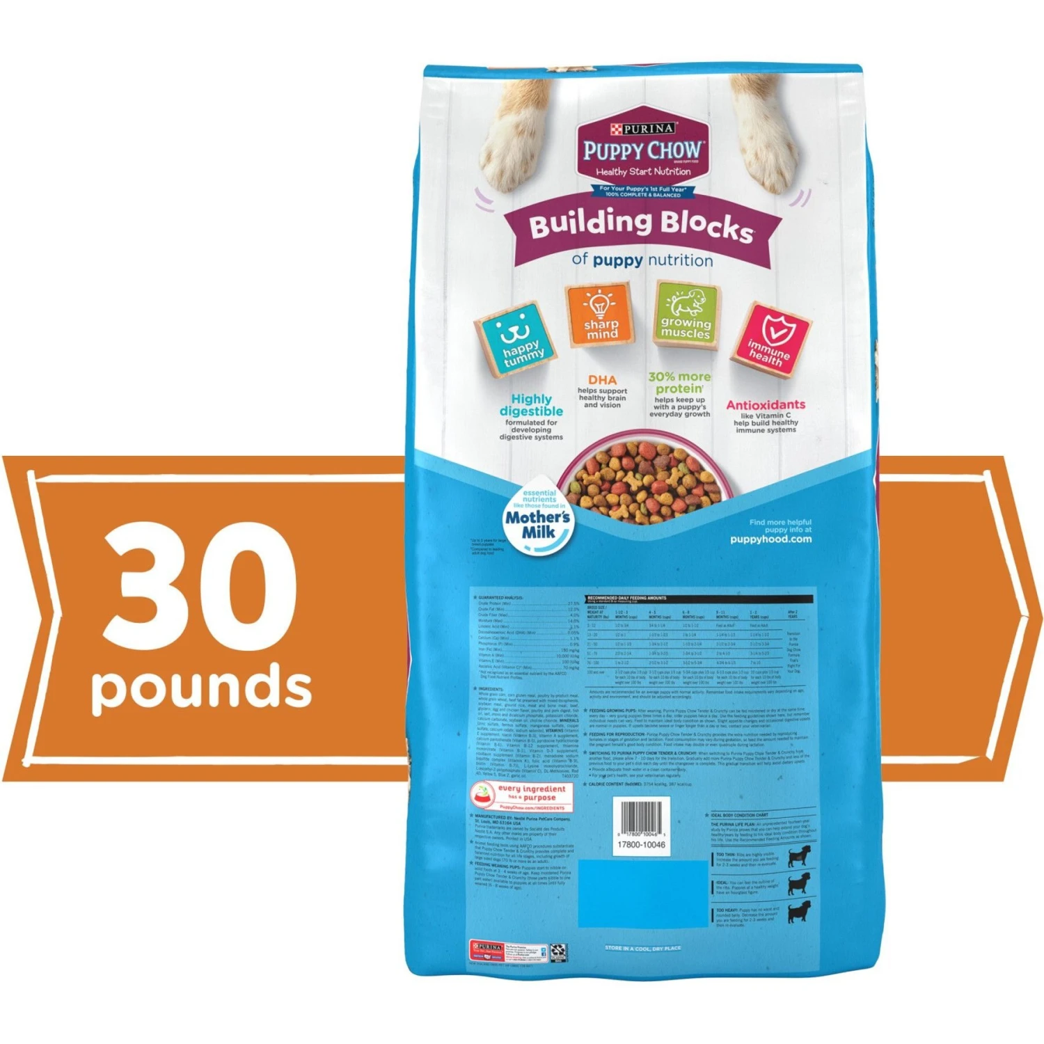 Puppy Chow Tender & Crunchy With Real Beef Dry Dog Food 4 Puppy Chow Tender & Crunchy With Real Beef Dry Dog Food - Image 2