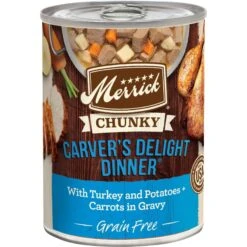 Merrick Chunky Grain-Free Wet Dog Food Carvers Delight Dinner