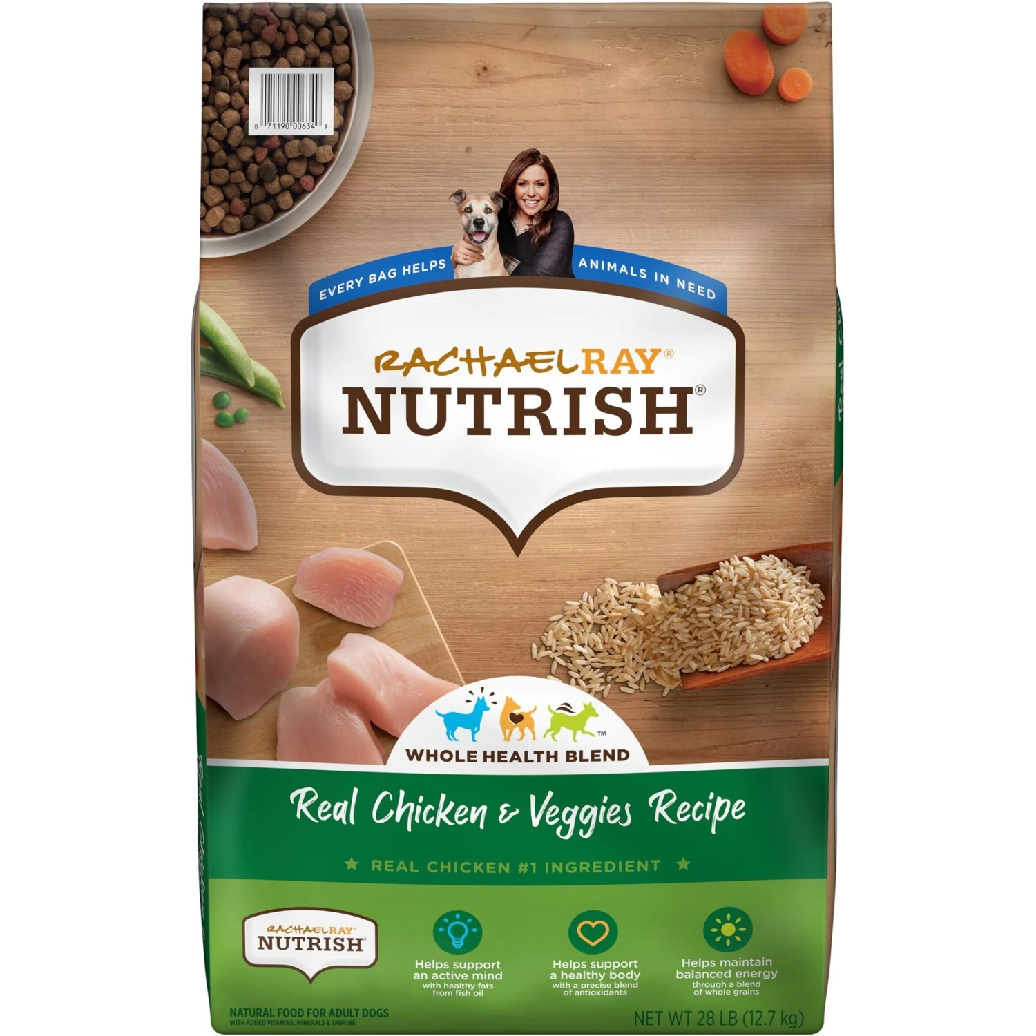 Rachael Ray Nutrish Real Chicken & Veggies Recipe Dry Dog Food & Rachael Ray Nutrish Savory Roasters Roasted Chicken Grain-Free Recipe Dog Treats 4 Rachael Ray Nutrish Real Chicken & Veggies Recipe Dry Dog Food & Rachael Ray Nutrish Savory Roasters Roasted Chicken Grain-Free Recipe Dog Treats - Image 2