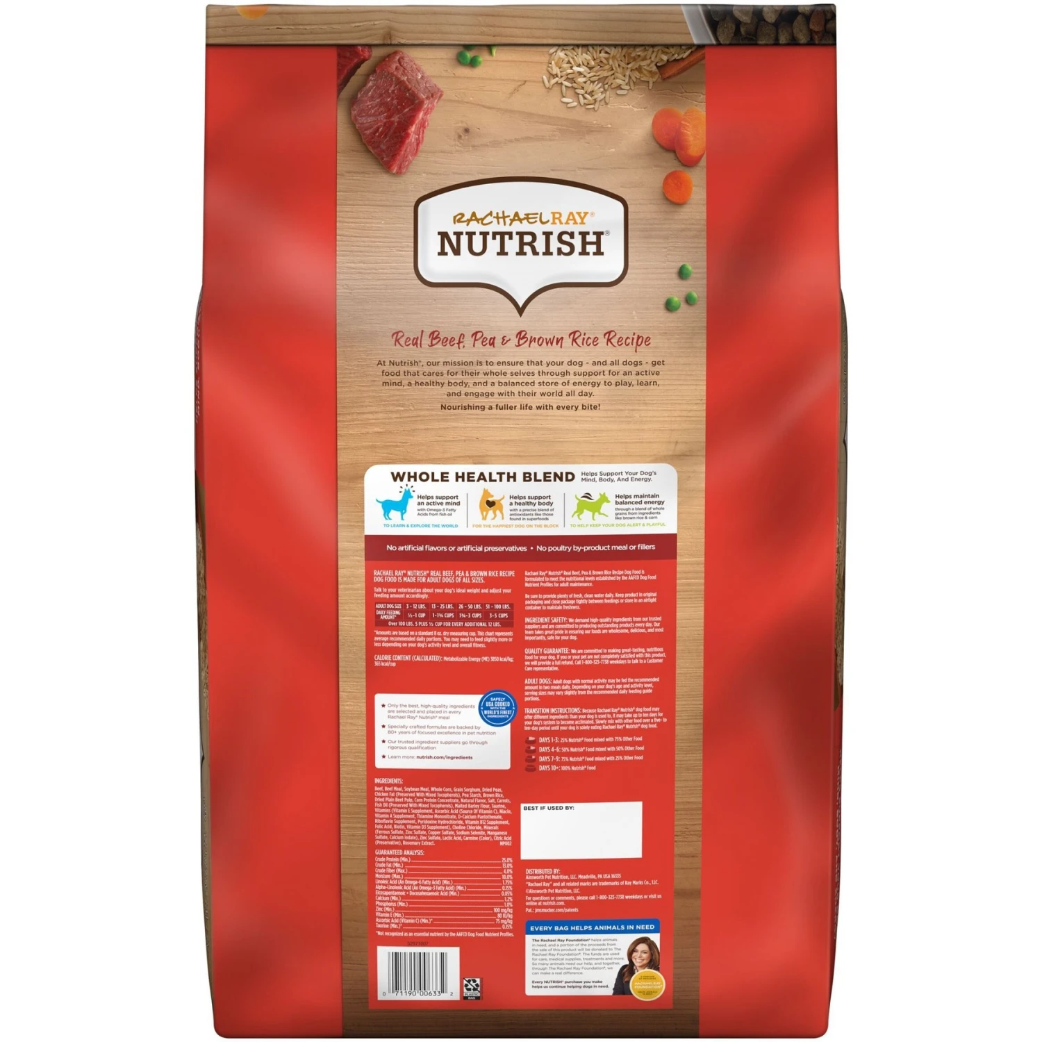Rachael Ray Nutrish Real Beef, Pea, & Brown Rice Recipe Dry Dog Food & Rachael Ray Nutrish Soup Bones Beef & Barley Flavor Dog Treats 5 Rachael Ray Nutrish Real Beef, Pea, & Brown Rice Recipe Dry Dog Food & Rachael Ray Nutrish Soup Bones Beef & Barley Flavor Dog Treats - Image 3