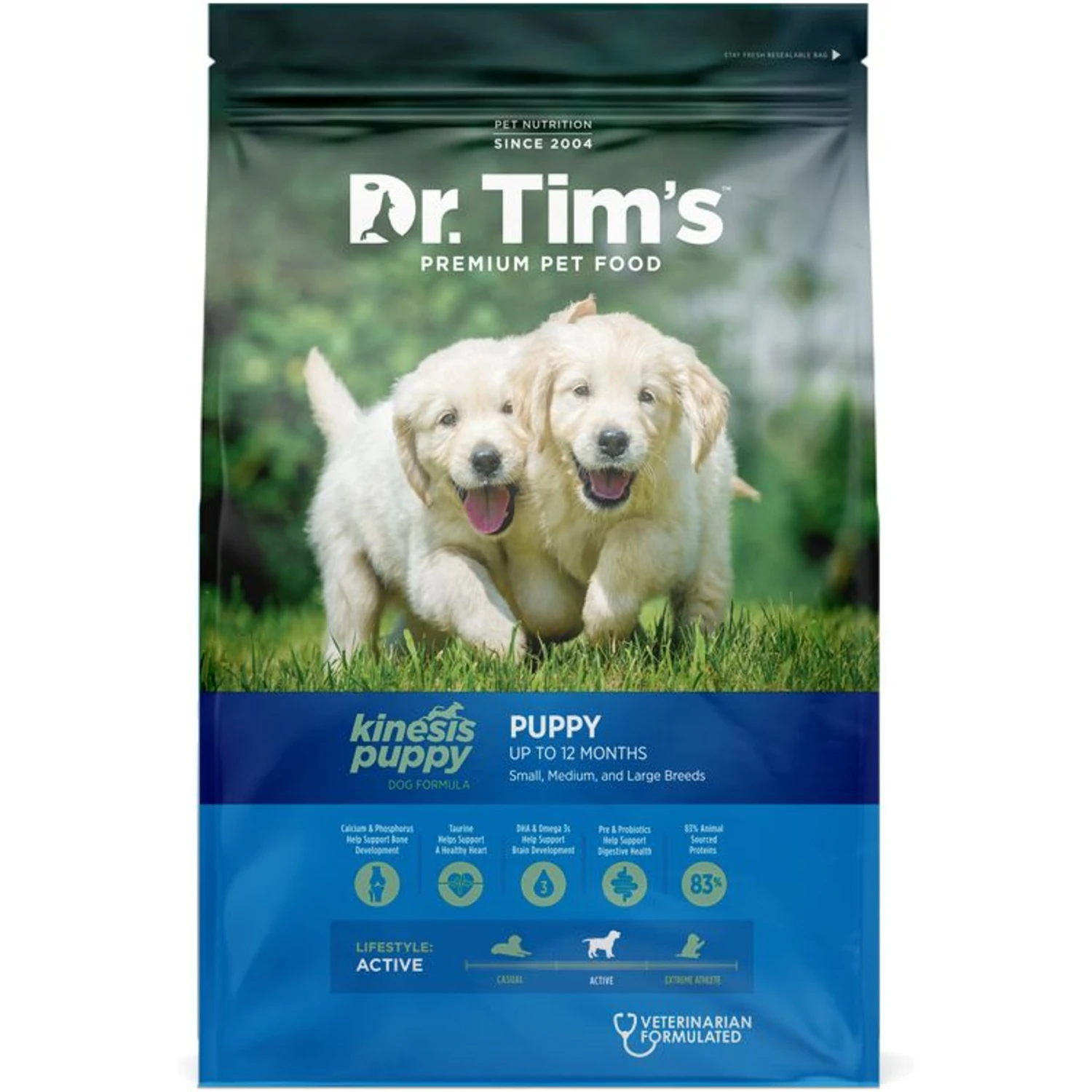 Dr. Tim's Kinesis Puppy Formula Dry Dog Food 3 Dr. Tim's Kinesis Puppy Formula Dry Dog Food