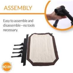 K&H Pet Products Self-Warming Cot Cover For Elevated Dog Bed -Blue Buffalos Shop 78465 PT4. AC SS1800 V1626390727