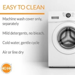 K&H Pet Products Self-Warming Cot Cover For Elevated Dog Bed -Blue Buffalos Shop 78465 PT5. AC SS1800 V1626397877