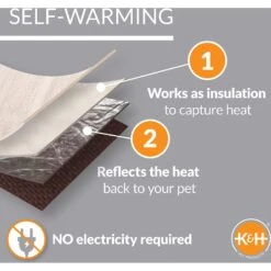 K&H Pet Products Self-Warming Elevated Dog Bed -Blue Buffalos Shop 78467 PT3. AC SS1800 V1607147224