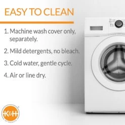 K&H Pet Products Feather-Top Orthopedic Pillow Dog Bed, Charcoal 13 K&H Pet Products Feather-Top Orthopedic Pillow Dog Bed, Charcoal -Blue Buffalos Shop 78519 PT4. AC SS1800 V1637625794