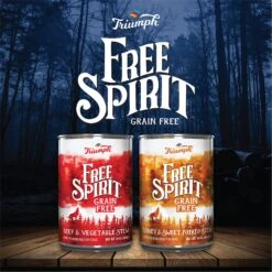 Triumph Free Spirit Grain-Free Beef & Vegetable Stew Canned Dog Food -Blue Buffalos Shop 79638 PT8. AC SS1800 V1598307368