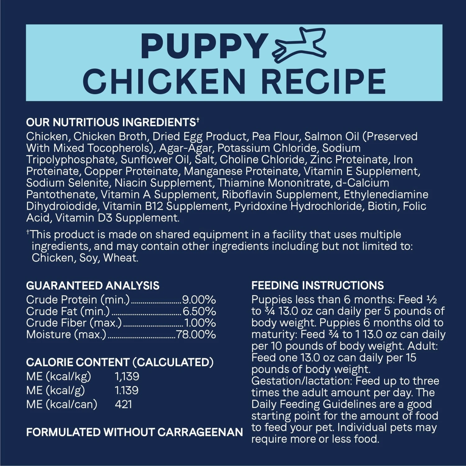 CANIDAE PURE Puppy Grain-Free Limited Ingredient Chicken Recipe Canned Dog Food 9 CANIDAE PURE Puppy Grain-Free Limited Ingredient Chicken Recipe Canned Dog Food - Image 7