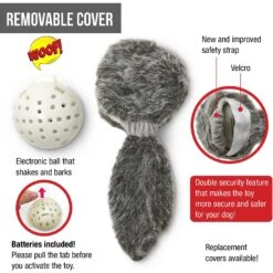 Hyper Pet Doggie Tail Interactive Dog Toy -Blue Buffalos Shop 80151 PT4. AC SS1800 V1639092164