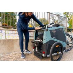 Burley Bolster Cat & Dog Bed With Removable Cover, Gray/Black -Blue Buffalos Shop 804894 PT3. AC SS1800 V1678998274