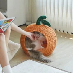 VETRESKA Rattan Cat & Dog Bed -Blue Buffalos Shop 805278 PT7. AC SS1800 V1680527742