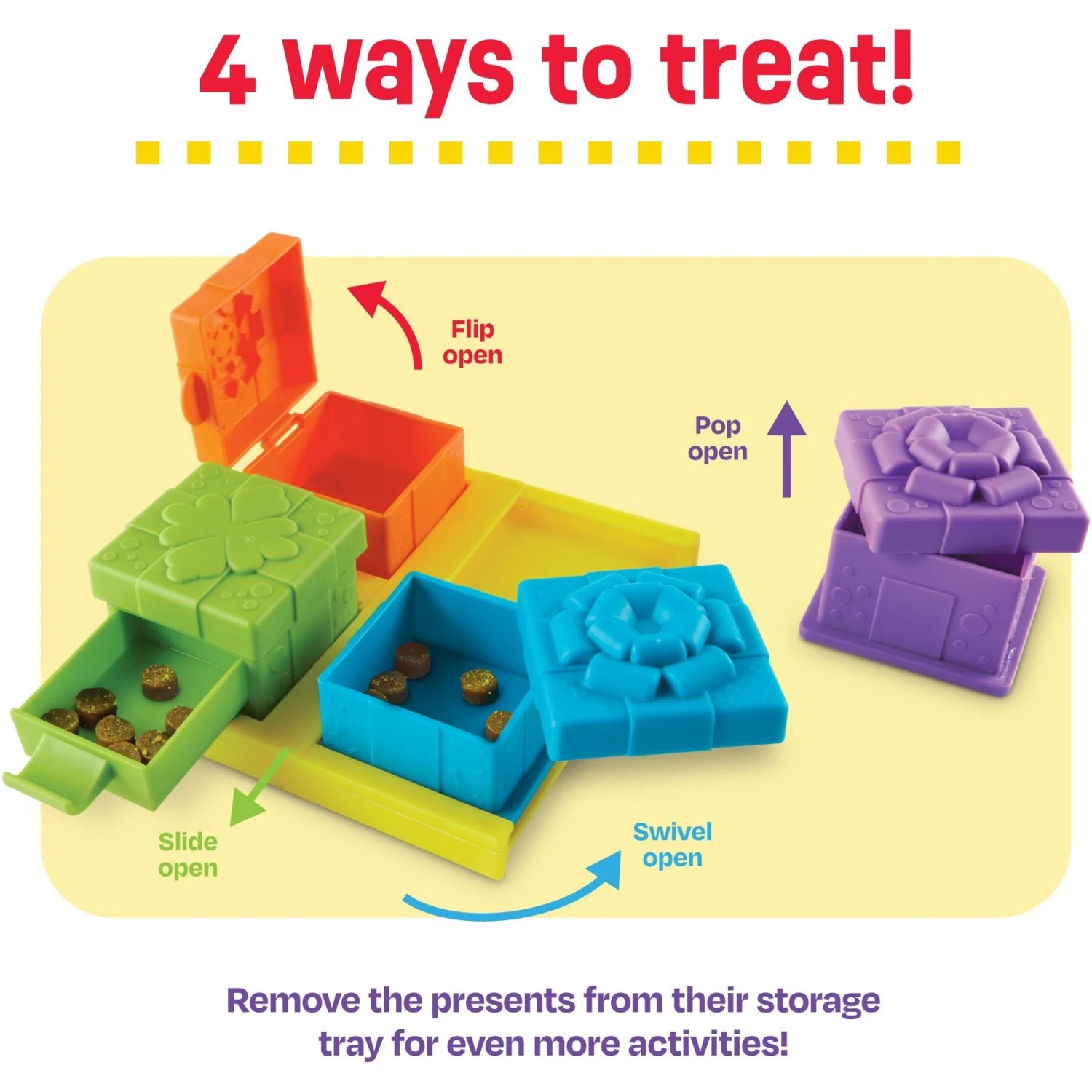 Brightkins Surprise Party! Puzzle Treat Dog Toy 7 Brightkins Surprise Party! Puzzle Treat Dog Toy - Image 5