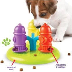 Brightkins Spinning Hydrants Treat Puzzle Dog Toy 12 Brightkins Spinning Hydrants Treat Puzzle Dog Toy -Blue Buffalos Shop 805406 PT4. AC SS1800 V1682450445