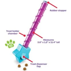 Brightkins Magic Wand! Star Treat Dispensing Dog Tpy -Blue Buffalos Shop 805454 PT1. AC SS1800 V1678998268